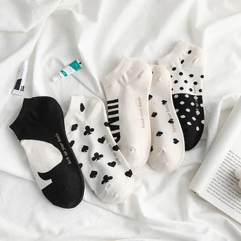 

japanese kawaii harajuku socks women Spring and summer cartoon love letters cute socks 11901