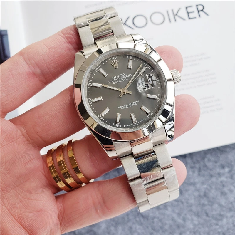 

2020 new Rolex- high-end fashion three-needle simple automatic movement watch AAA men and women casual watch watch gift 1531