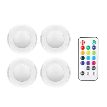 

Bedroom Night Lamp Bedside Corridor Stair Remote Control Small and Light 16 Kinds Of Color Change Mini Smart Pat Light