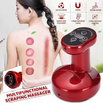 

Electric scraping cupping device Body Massager Suction Scraping Fat Removal Stimulate Detoxification Intensity 2-9 Level