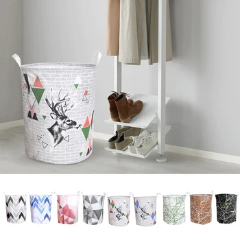 

Waterproof Dirty Barrel Folding Laundry Hamper Bag Clothes Storage Baskets Home Clothes Barrel Kid Toy Storage Box Bin Organizer