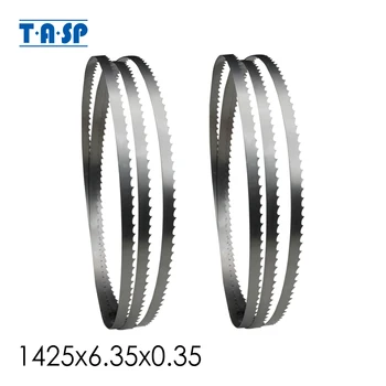 

TASP 2pcs 56'' x 1/4'' Band Saw Blade 1425 x 6.35 x 0.35mm Bandsaw Blades Woodworking Tools for Wood Cutting for Draper Nutool