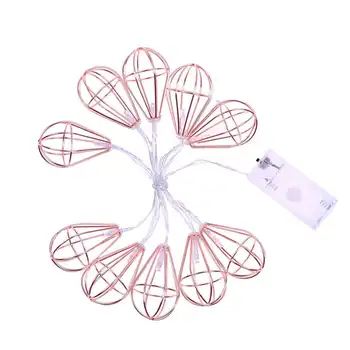 

Led Fairy Lights 10 Metal String Light Battery Operated Party Lights For Festival Halloween Party Wedding Decoration M3