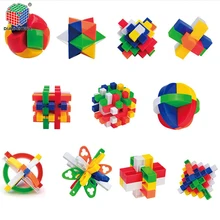 Родитель-ребенок ABS пластик Любань блокировка отверстия пазл с замком разблокировка кольцо игрушка для взрослых детей интеллект разблокировка образования игрушки