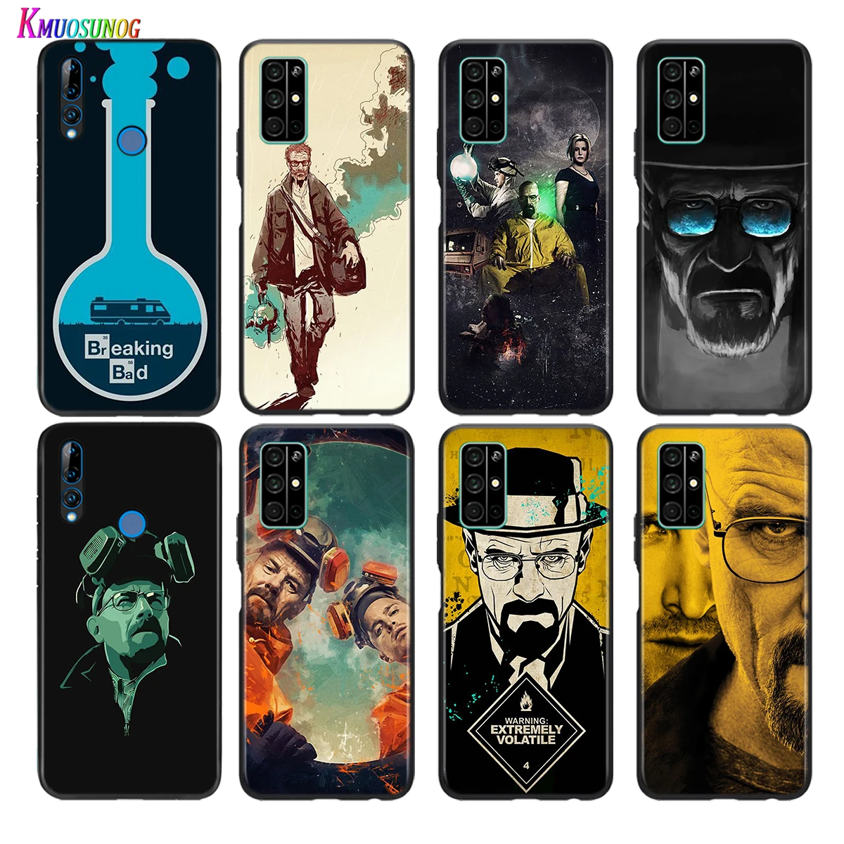 Soft Black Cover Breaking Bad Fashion For Honor 30 30S V30 V20 9N 9S 9A 9C 20S 20E X10 20 7C Lite Pro Plus Phone Case | Мобильные