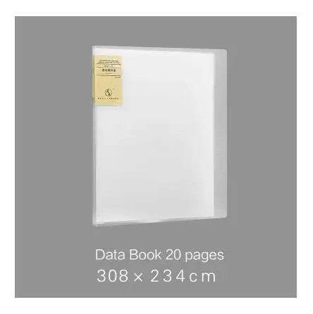 20 pages A4 папка для документов книга 10/20/40/60/80/100 страниц большой Ёмкость файл папка портфель Дисплей книги, канцелярские принадлежности Прямая - Цвет: 20 pages