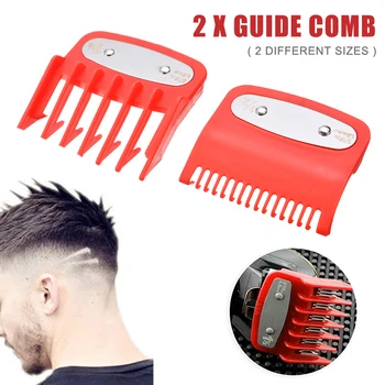 

2pcs Electric Hair Clipper Standard Guide Combs Limit Comb Haircut Positioning For Wahl AttachTrimmer Parts