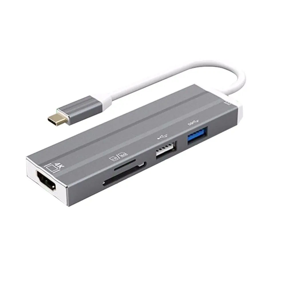 Практичный тип-c USB C до 4K HDMI USB 3,0 2,0 SD TF кардридер PD концентратор адаптер для Macbook высокой производительности
