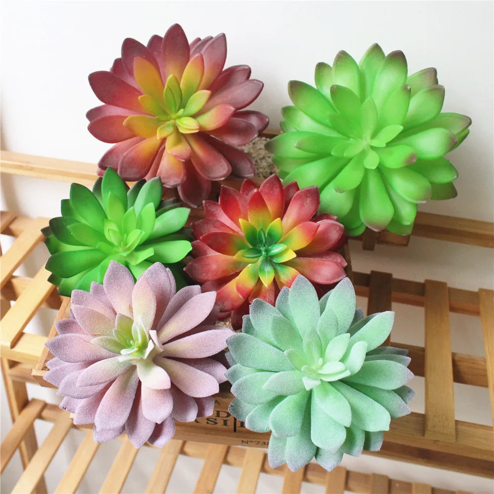 Моделирование искусственных цветов суккуленты поддельные растения Декор пустыни цветы DIY 1 шт. Искусственные пластиковые растения садовые
