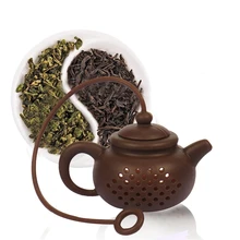 Креативный силиконовый чайный пакетик форма чайника фильтр для безопасной очистки заварки чайный инструмент