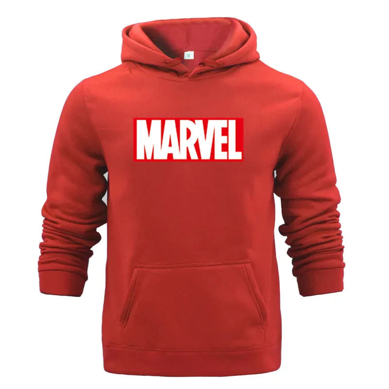HONG-MWD В стиле «Джокер» толстовки с Marvel зимние теплые женские мужские толстовки с капюшоном легкие Топы Одежда с карманом пуловер, подходит ко всему, с рисунком, на флисе - Цвет: HONG-MWD