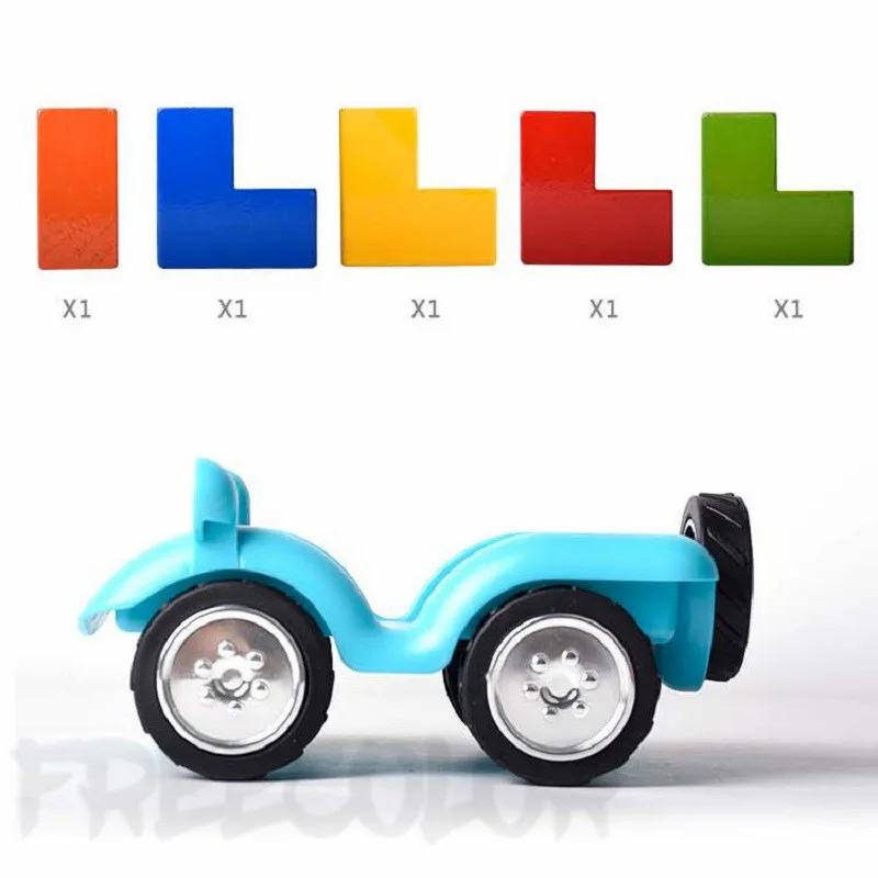 Умная головоломка автомобиль игры 60 вызов с решением IQ Обучающие игрушки для детей логическое мышление Семейная Игра