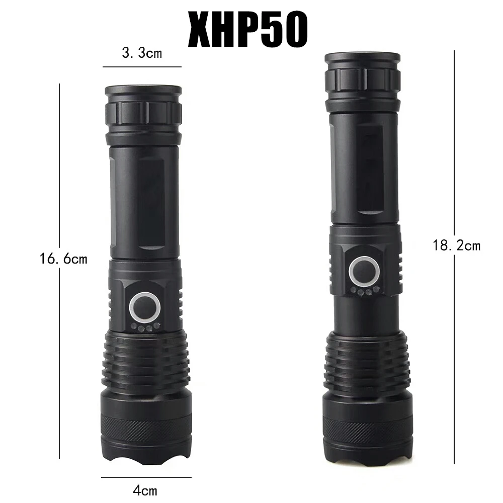 Портативный тактический светодиодный фонарик xhp70.2 xhp50 самый мощный USB фонарик 26650 18650 фонарь с масштабированием охотничья лампа