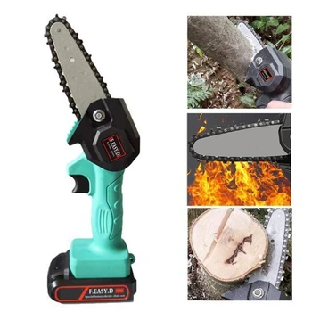 

24V Rechargeable MINI Electric Chainsaw Wood Cutting Lithium Chainsaw Bracket Adjustable Universal Chain Saw Part Angle