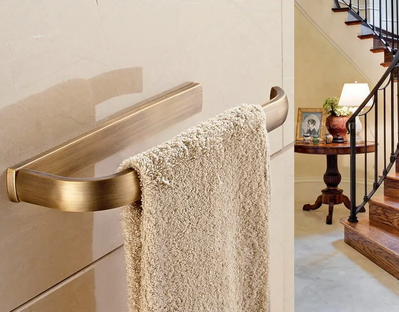 Antique Bronze Bathroom Accessories Towel Shelf Bath Hardware