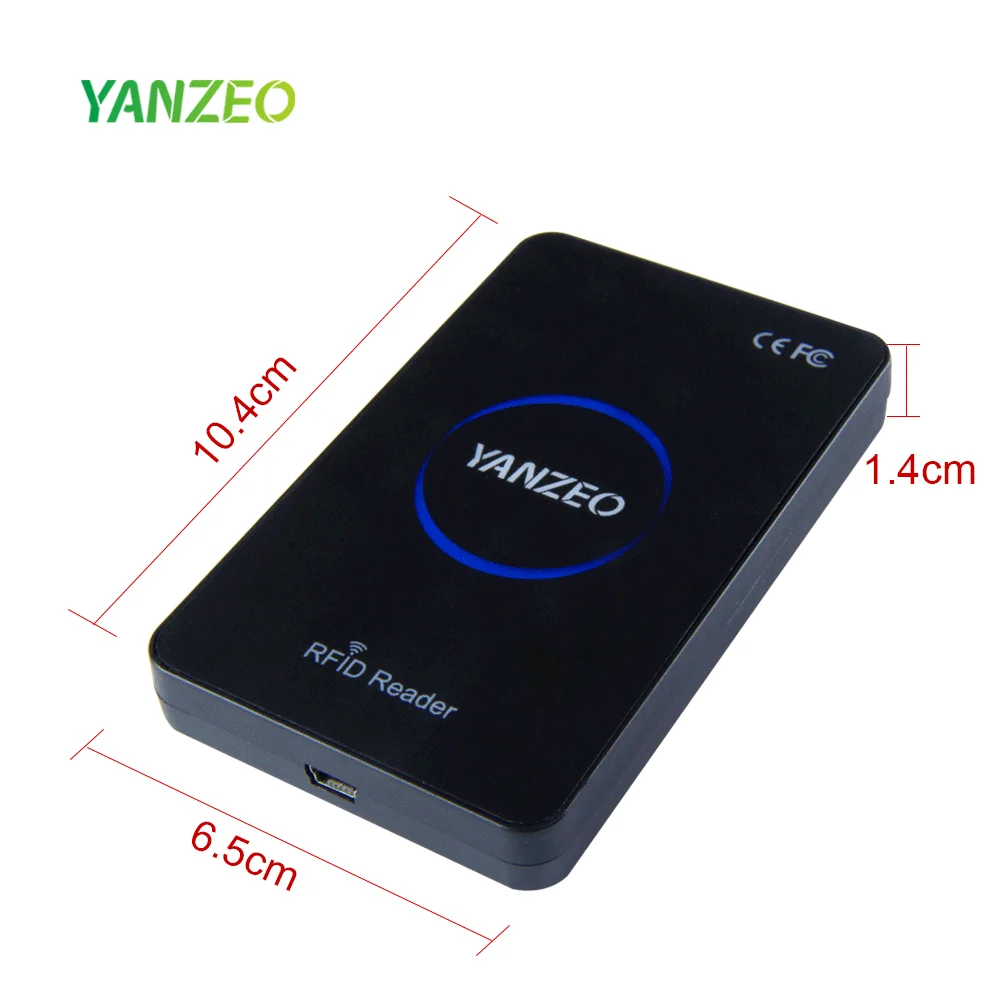 Yanzeo SR360 865 МГц~ 915 МГц Настольный UHF RFID считыватель карт система контроля доступа POS хранение с клавиатурой эмуляции выход