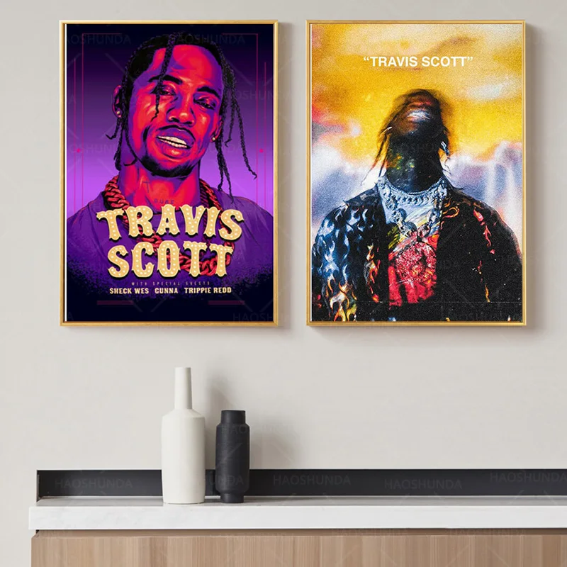 Travis Scott Astroworld Music Album Cover Poster Canvas Art Print Home  Decoration Wall Painting (No Frame) - AliExpress