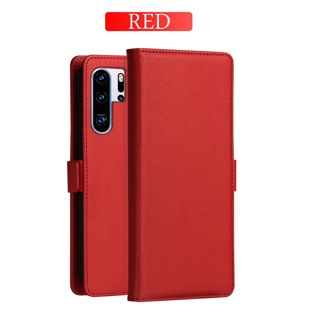 Кожаный флип-чехол-бумажник для huawei mate 30 mate 30 Lite mate 30 Pro для huawei mate 20 mate 20X mate 20 Lite mate 20 Pro Coque - Цвет: Red