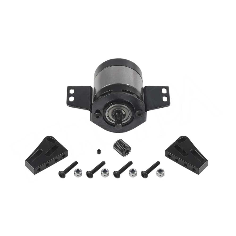Metal 1:17 Gear Ratio Planetary Transmission Box Reduction Gearbox with Mount for 1/10 RC Crawler Car D90 Axial SCX10 Upgrade