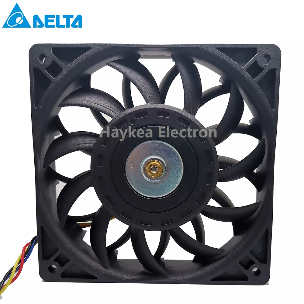 Для delta FFB1212SH 12025 AC/DC 12V 1.24A 12 см насильственного высокоскоростной вентилятор создает мощный воздушный поток pwm 4-контактный инвертор сервер чехол осевой кулер вентиляторы