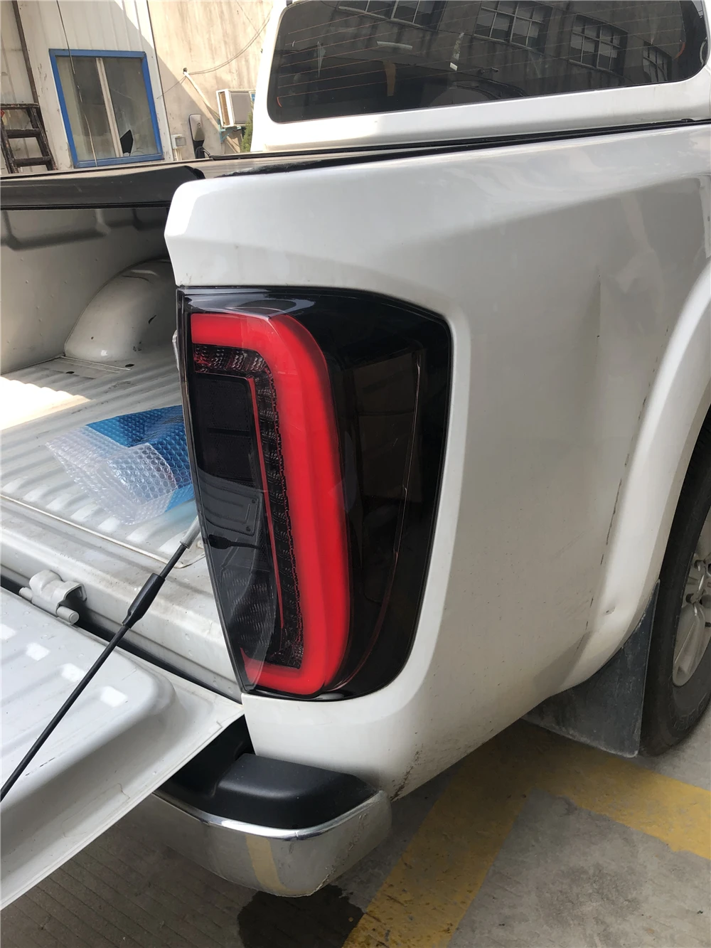 1 пара задних фонарей для Nissan Navara Np300 светодиодные задние фонари заднего хода стояночный Задний сигнал тормоза