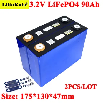 

Liitokala 3.2v 90Ah LifePo4 battery lithium 270A 3C high drain for diy 12V 24V Solar Inverter Electric Vehicle c oach golf cart