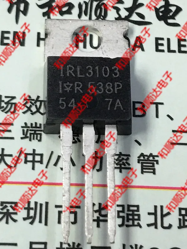 Reland Sun – 10 Pezzi IRL3103 IRL3103PBF TO-220, MOSFET N-Channel 30V 64A, L3103 - 4