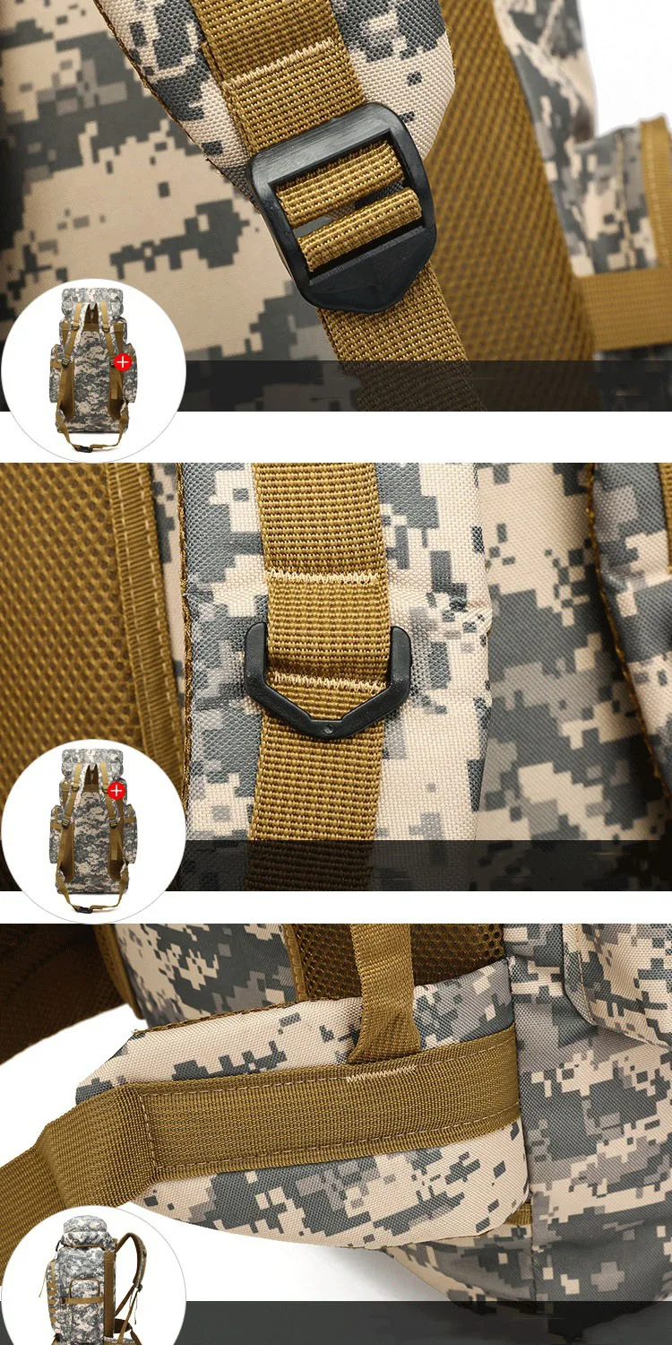 Тактический рюкзак Водонепроницаемый Molle сумка Открытый военный рюкзак камуфляж охотничий рюкзак Кемпинг Туризм Альпинизм рюкзак