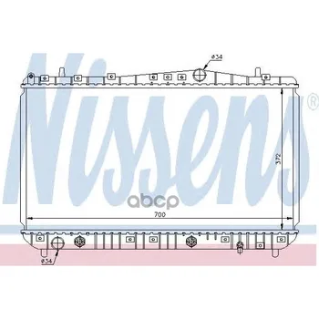 

Engine radiator Chevrolet Lacetti (J200) (04-) nissens art. 61634