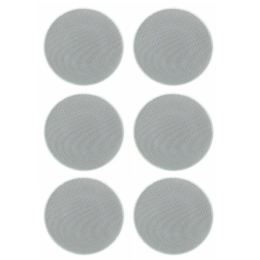 White Handling for Kitchen Bathroom Boat Car RV Camper Motorcycle Cloth Surround and Low Profile Design 1 Pair 4 Inches Herdio Waterproof Marine Ceiling Speakers with 160 Watts Power