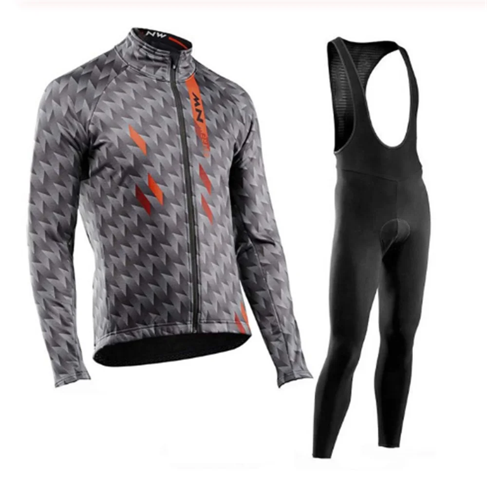 NW Pro, осенняя футболка с длинным рукавом, комплект для велоспорта, комбинезон, ropa ciclismo, одежда для велоспорта, MTB велосипед, Джерси, Униформа, Мужская одежда, 5
