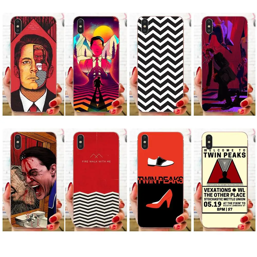 Мягкий Силиконовый ТПУ прозрачный милый чехол Twin Peaks для LG K50 Q6 Q7 Q8 Q60 X Power 2 3 Nexus 5 5X