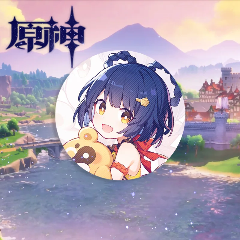 58mm Game Genshin Impact Brooch Pin Xiao Kaedehara Ayaka Baal Raiden Shogun Cosplay Badge Accessories For Clothes Backpack Gift 58mm Game Genshin Impact Brooch Pin Xiao Kaedehara Ayaka Baal Raiden Shogun Cosplay Badge Accessories For Clothes Backpack Gift