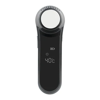 

LCD Display Hot Cold Hammer Cryotherapy Facial Lifting Vibration Massager Face Body Spa Ion Beauty Instrument