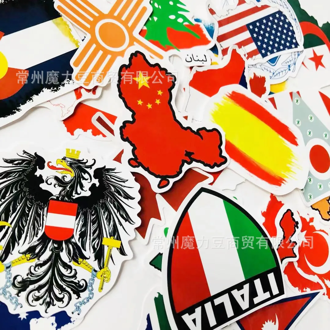 27 шт./Чехол забавная карта багажная клейкая бумага креативные дорожные наклейки Lugguge крутая, для ноутбука дорожная тележка клейкая бумага
