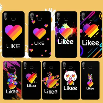

PENGHUWAN Likee Funny cat bear love heart Unique Design Phone Cover For Samsung A10 A20 A30 A40 A50 A70 A71 A51 A6 A8 2018