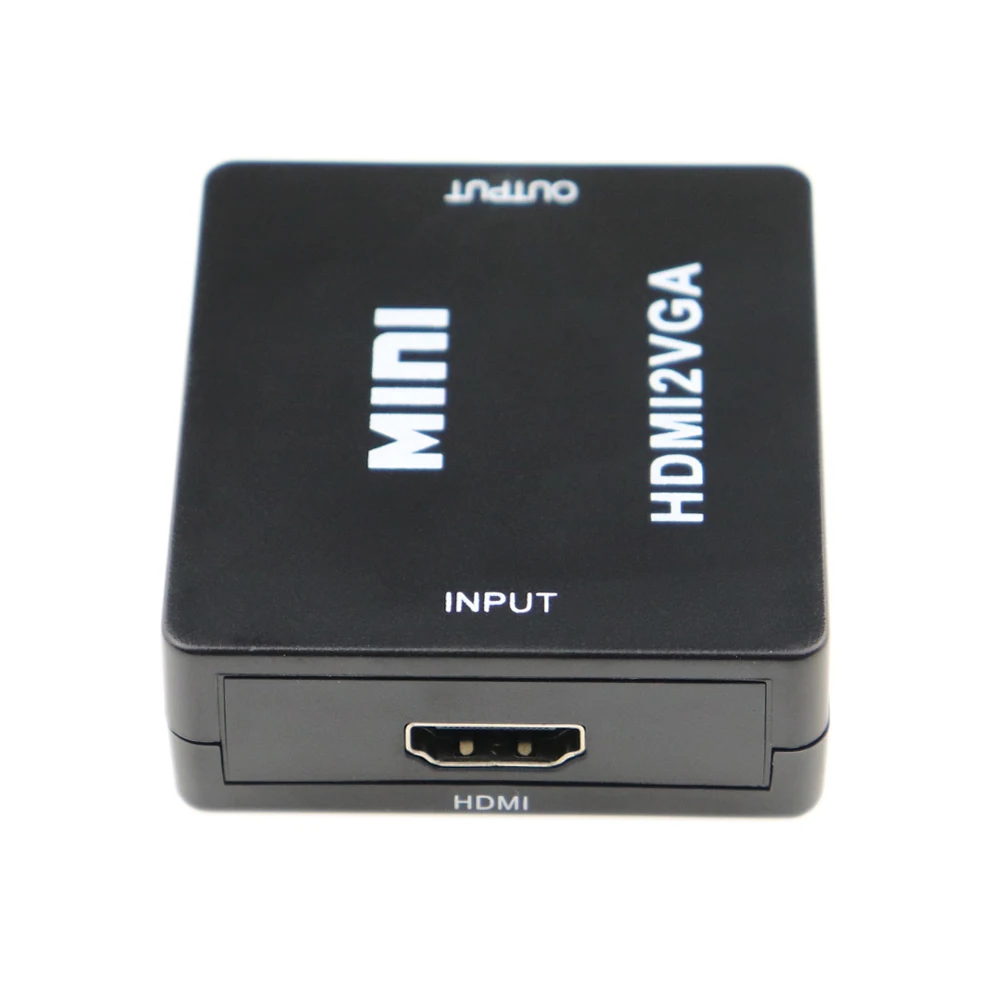 1080P HDMI to VGA  ڽ Ǯ HD  HDMI2VGA , 3.5mm    PC Ʈ DVD PS4 XBOX360