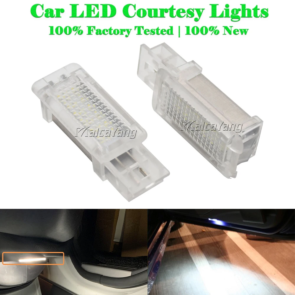 2Pcs Car Door Courtesy Led Lights For Mercedes Benz W203 W209 W240 W639