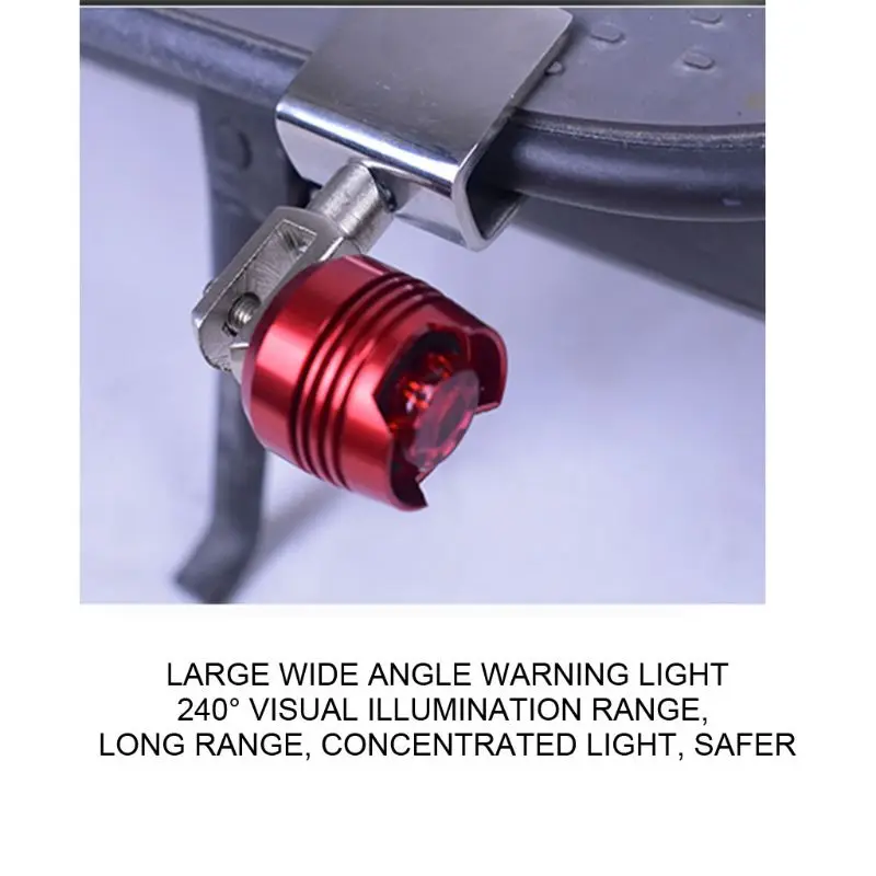 Warning Rear Tail Light Folding Scooter Frog Flashlight Lamp for Mijia M365 Part