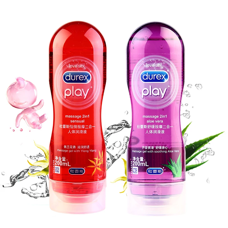 Durex 50 200ml Lubricant Fruit Based Water Based Lubricant Massage Orgasm Anal Vaginal Intimate Sex Shop