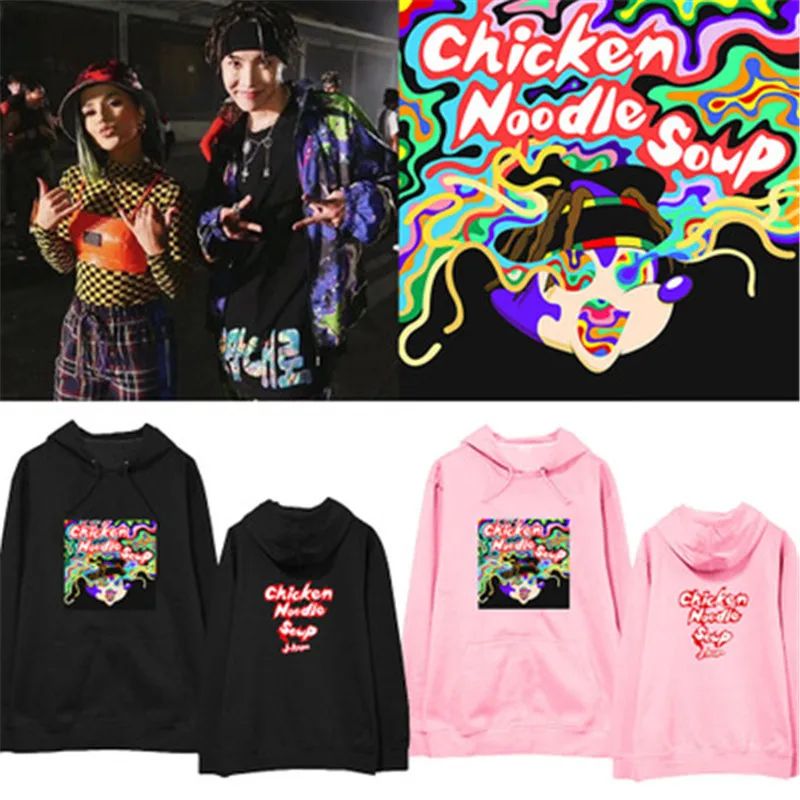 Куртка с капюшоном для мужчин и женщин Bangtan Boys J hope куртка курицы лапши супа весна