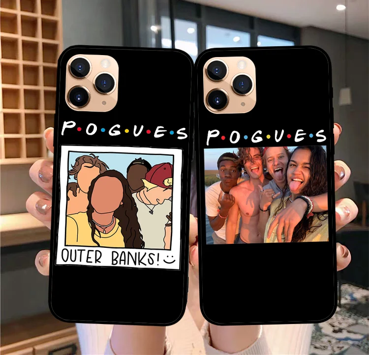 

Newest Outer Banks - Livin' The Pogue Life black Soft silicone phone cover case for iPhone 11Pro SE2020 MAX XR XS X 6 6S 7 8Plus