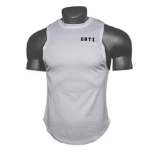 Летний Стиль, свободный облегающий жилет, мужские спортивные топы для фитнеса, тренировочный жилет для бега, камуфляжный Быстросохнущий жилет