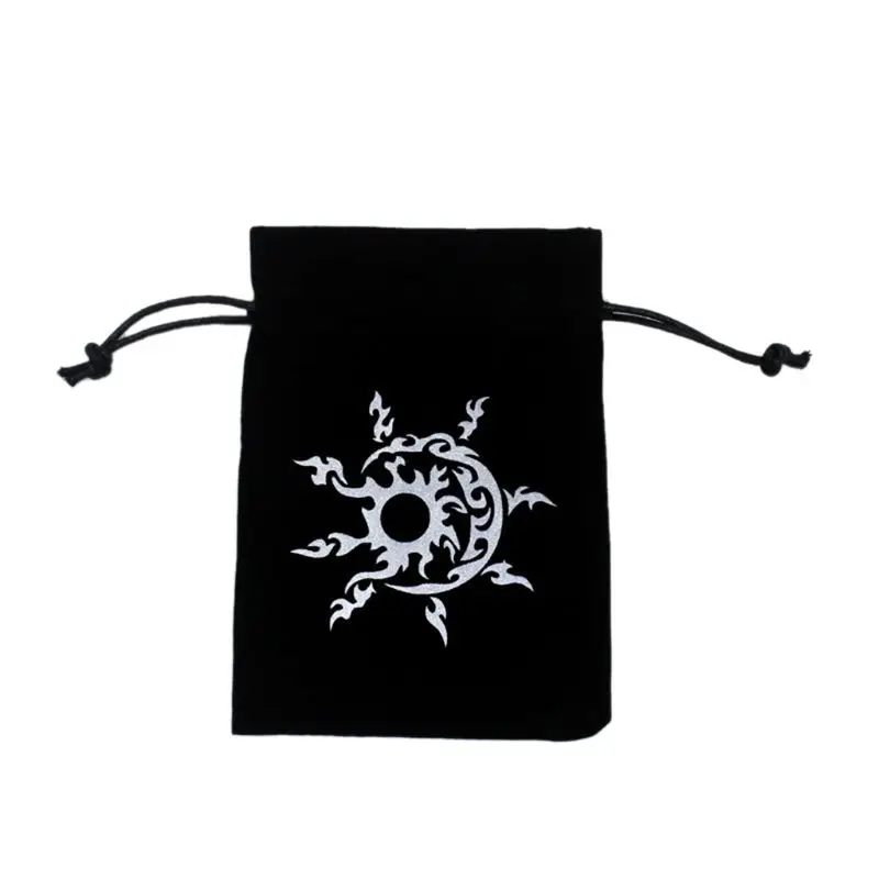 

New Tarot Storage Bag Velvet Playing Card Drawstring Package Board Game Dice Bag