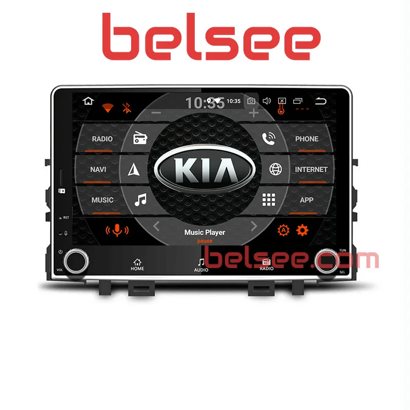 

Belsee Octa Core PX5 Ram 4+64GB Android 9.0 Autoradio Car Radio Multimedia Head Unit GPS Navi for Kia Rio 4 K2 2017 2018 2019