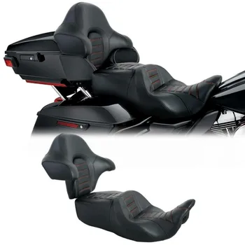 

Motorcycle Passenger Rider Seat Fit For Harley Tri Glide Electra Glide 2009-2020 2018 2019 2020