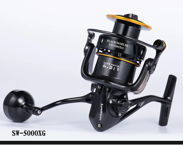 Lurekiller Japan Made Full Metal Spinning Jigging Reel Saltist  CW6000/CW10000 T-bar Power Handle 35kgs Drag