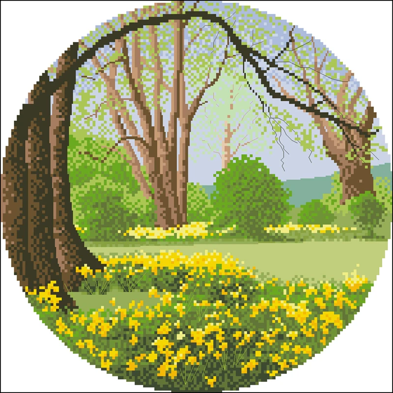 F-Daffodil Wood 水仙花灌木