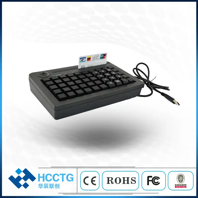 USB 50 программируемая клавиатура POS MSR считыватель магнитных карт KB50M|card reader|magnetic card
