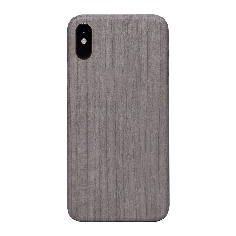 Деревянные зерна винтажные наклейки для iPhone 6 6S 7 8 Plus X XR Xs Max 5S SE сандаловое дерево Тиковое ПВХ клейкая задняя защитная пленка